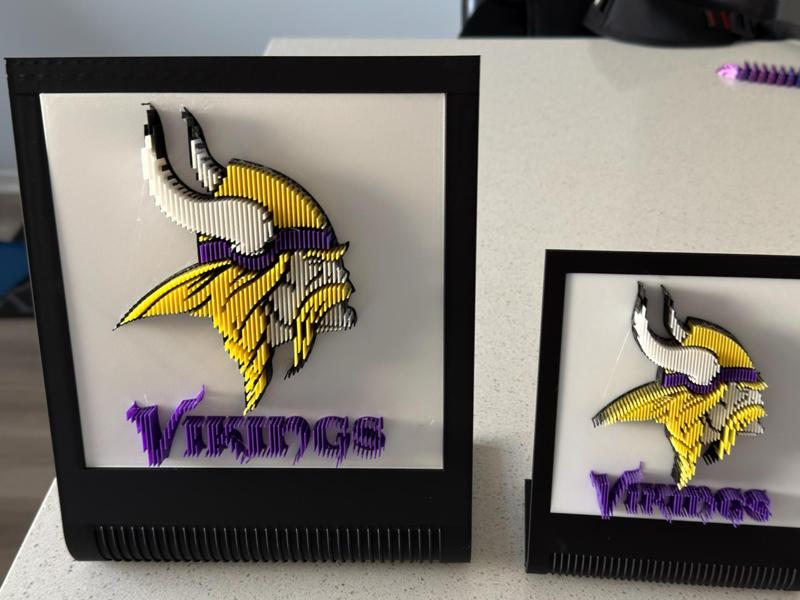 Layered Art - Minnesota Vikings Logo 175 x 175