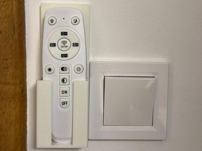 Remote control holder for wall (Lux-L)