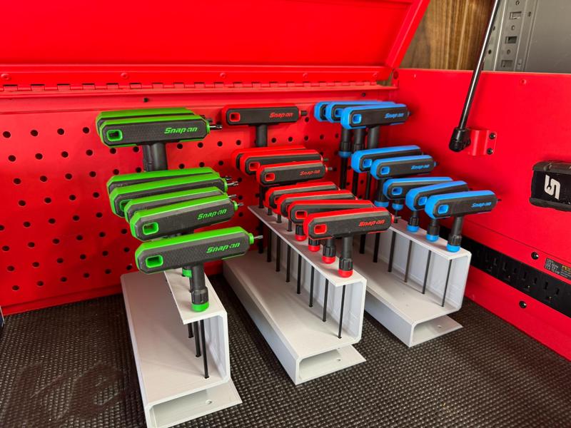 Snap-on T-Handle Organizers (Metric, Torx, SAE)