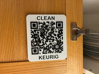Keurig Supreme Descaling QR Code