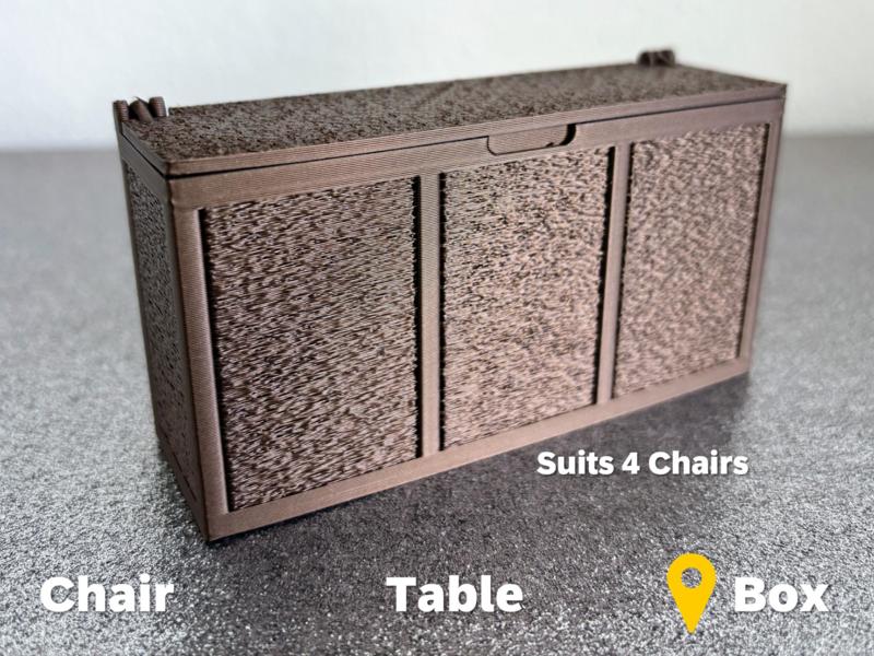 Miniature Folding Chair Storage Box