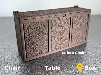 Miniature Folding Chair Storage Box