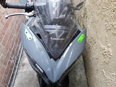 ninja 650 2017+ mirror blank plate