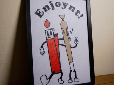 Retro Cartoon Wall Art ENJOYNT!