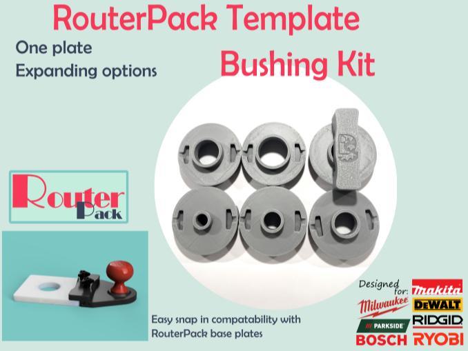 RouterPack Template Bushing Kit