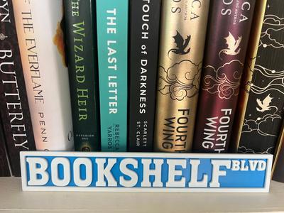 Bookshelf Sign – Bookshelf Blvd – Street Sign