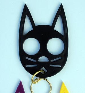 Black Cat self defense keychain