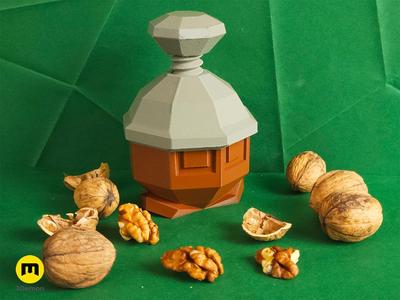 Seedot Nutcracker Low Poly