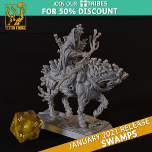 Darr Mushroomancer - Swamps - Titan Forge Miniatures January 2021