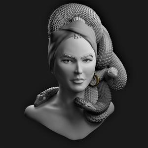 Beautiful Medusa, Bust