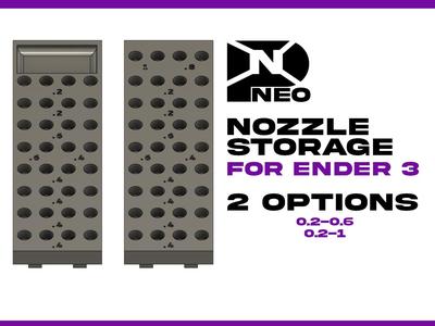 Ender 3 Nozzle Storage