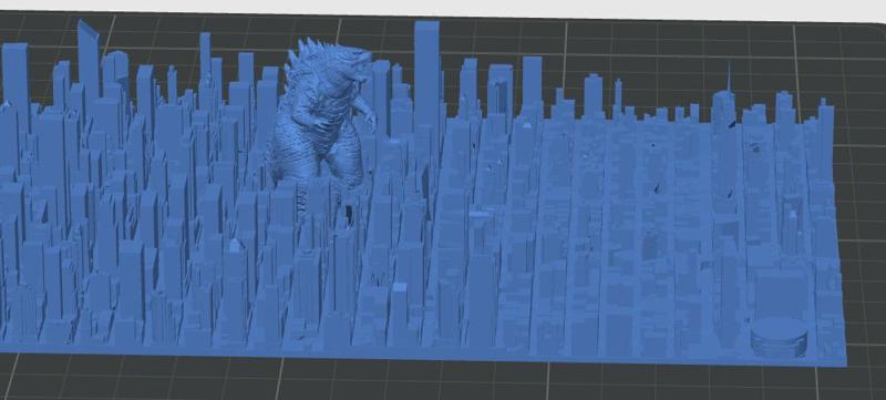 Godzilla Terrorizing NYC