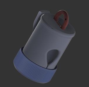 Tough/Strong Dog Bag Dispenser with Hook for the full bag