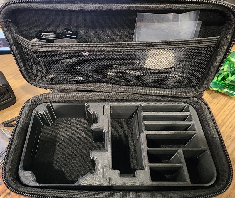 Gopro case insert for underwater case and accessories