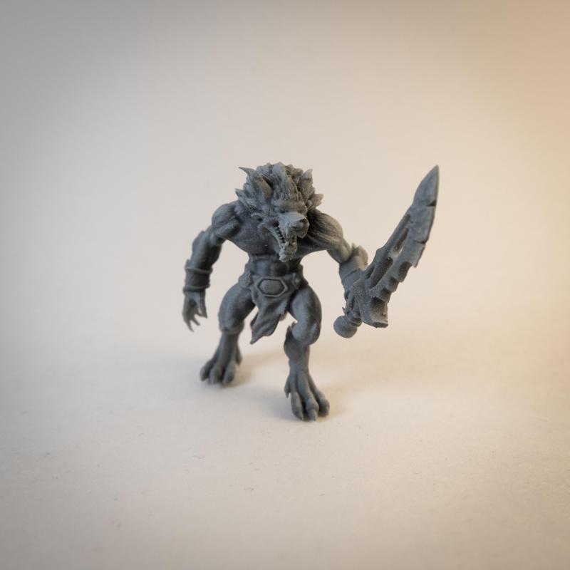 Werewolf Hybrid Form Barbarian