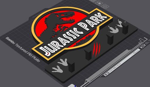 Jurassic Park Schlüsselkasten Aufhänger