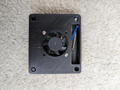 Raspberry Pi 3 A+ case with fan and GPIO pin access