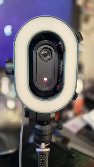 IKEA STÄNKREGN Ringlight Logitech Mevo Hack