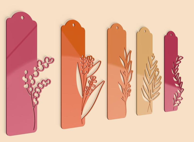 Floral Bookmark Collection