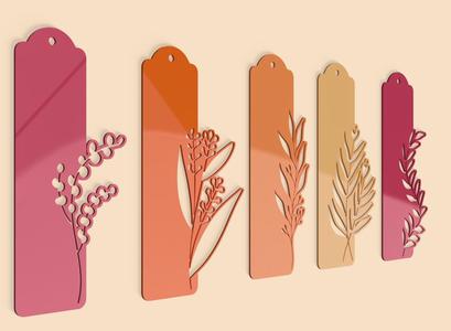 Floral Bookmark Collection