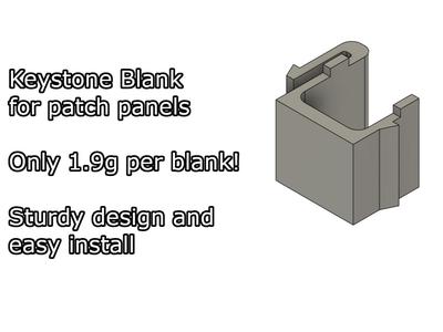 Keystone blank