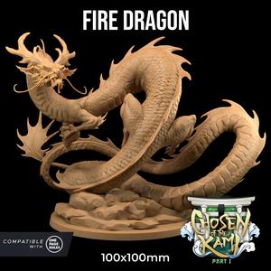 Asian Fire Dragon - Pre Supported