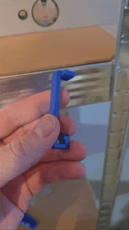 Shelf holder for storage shelf (biltema)