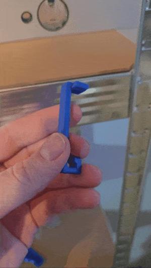 Shelf holder for storage shelf (biltema)