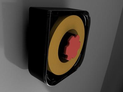 Shooting stickers case dispenser