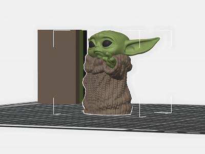 Knitted Baby Yoda 