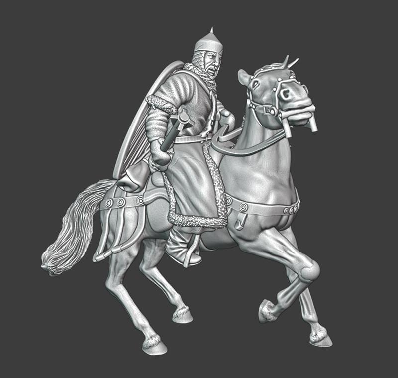 Medieval noble Baltic Warrior - Winter dress