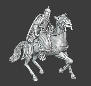 Medieval noble Baltic Warrior - Winter dress