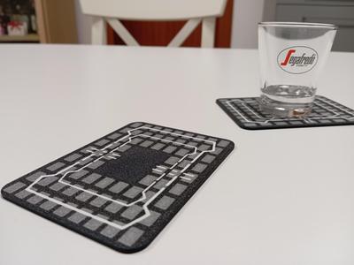 Frost Mat Coaster - Rainbow Six Siege