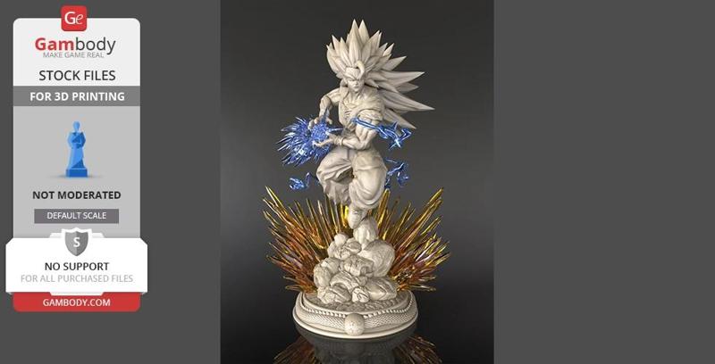 Dragon Ball Z Goku Kamehameha Figurine