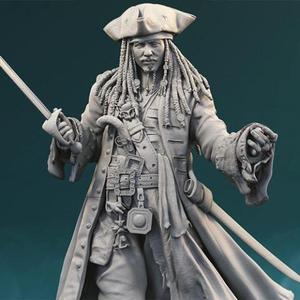 Jack Sparrow 3D Printing Figurine | Assembly