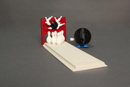 Wind-Up Bowling Game