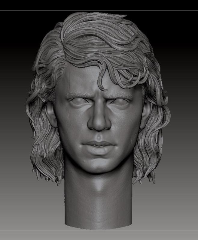 Anakin Skywalker - ROTS - Head Sculpt Files