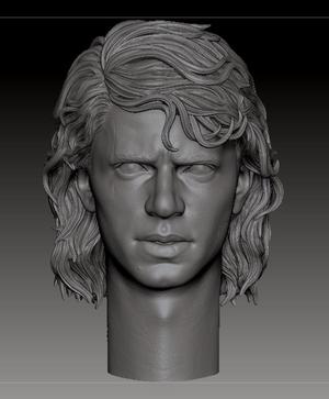 Anakin Skywalker - ROTS - Head Sculpt Files