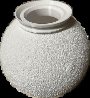 Adapter for 4 inch ceiling fan/light fixture and Solar System Lithophane collection using m75x4 thread.   