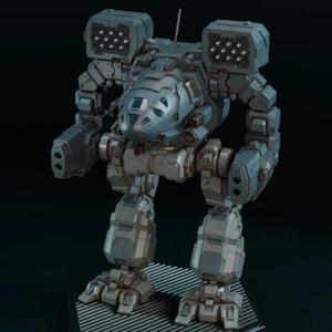 MWO Timber Wolf 3D Printing Model | Assembly + Action