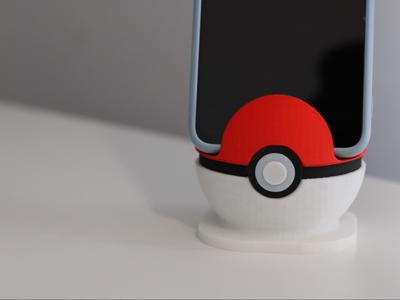 NO AMS -  Pokeball phone holder