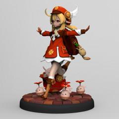 Klee Genshin 3D Printing Figurine