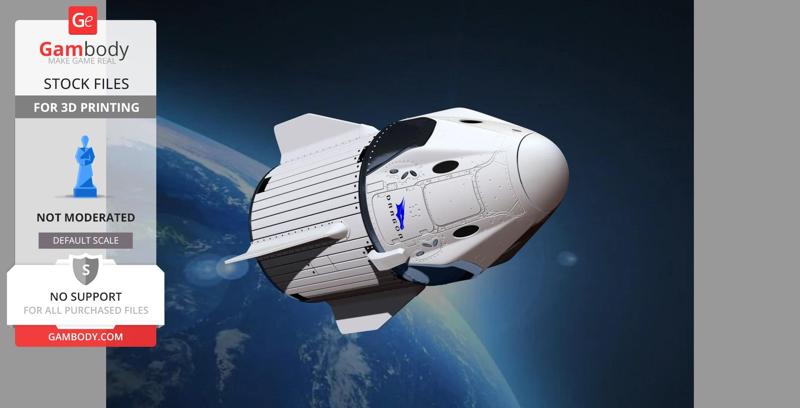 SpaceX Crew Dragon Model