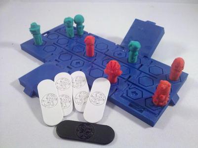 TARDIS Run board game - Print in one board