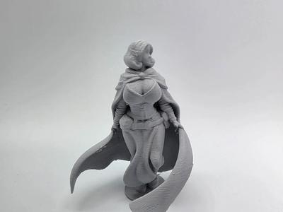Female Elven Priestess Figurine   