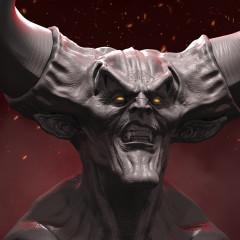 Darkness Bust 3D Printing Figurine | Assembly