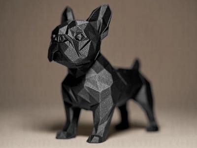 Geometric FRENCH BULLDOG Figurine   