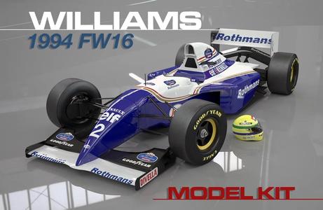 Ayrton Senna's Williams FW16: F1/Formula 1 Car Model Kit   