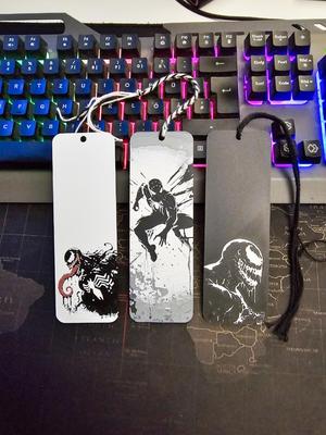 Venom Bookmark collection - HueForge