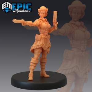 Gunner Dorothy Aiming / Female Human Soldier / Steampunk Tech Character